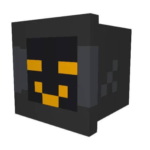OjamaFeather Minecraft avatar head, 3D render