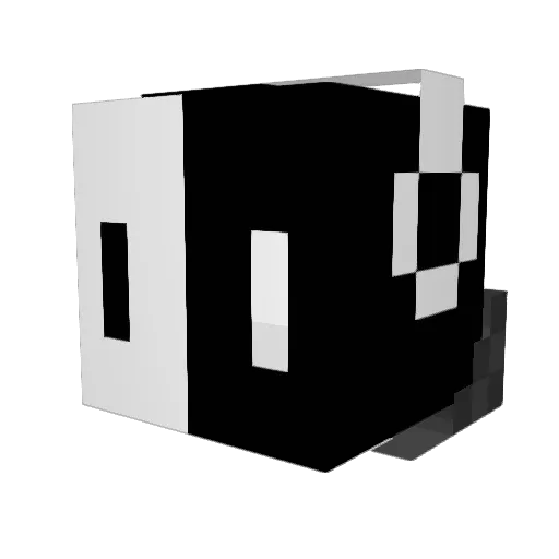 Ojdubs21 Minecraft avatar head, 3D render