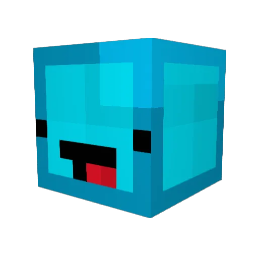 Ojesh Minecraft avatar head, 3D render