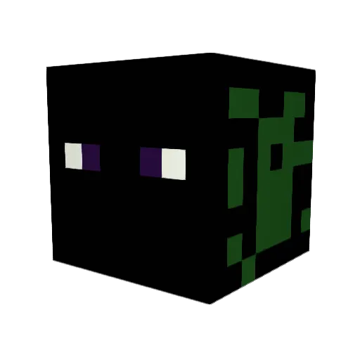 Ojihiro Minecraft avatar head, 3D render