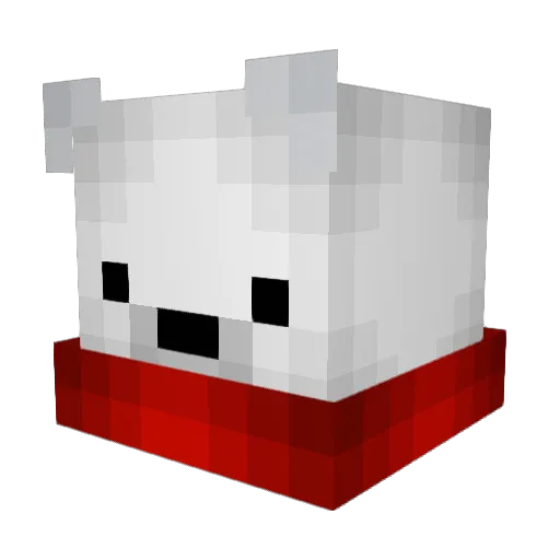 OkBroo Minecraft avatar head, 3D render