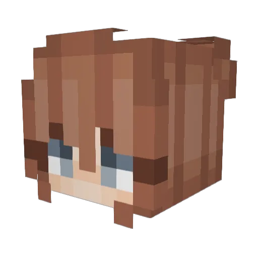 OkGoOff Minecraft avatar head, 3D render