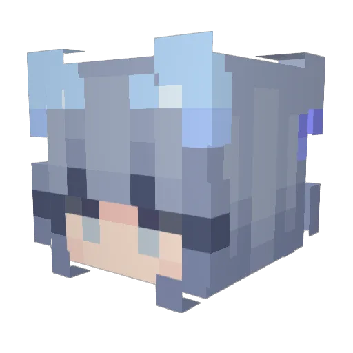 OkRazza Minecraft avatar head, 3D render