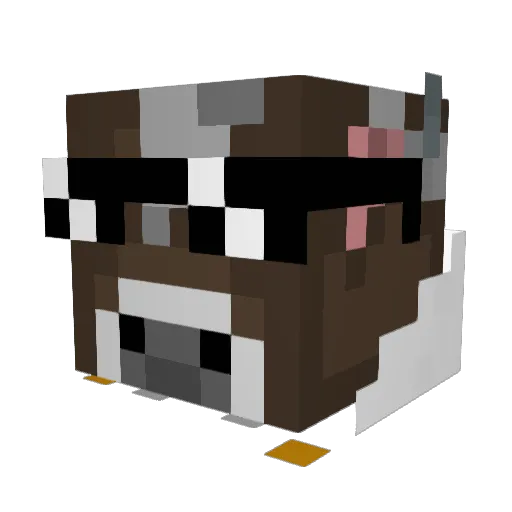 OkRegii Minecraft avatar head, 3D render