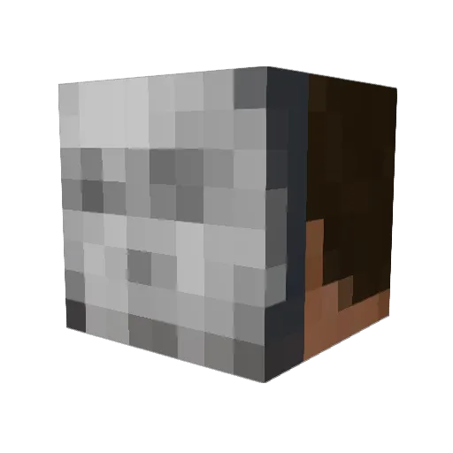 Okan31cm Minecraft avatar head, 3D render