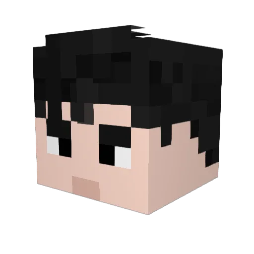 Okarun21 Minecraft avatar head, 3D render