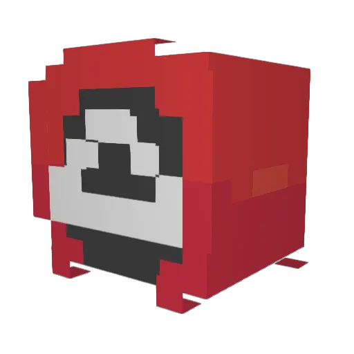 Okay169 Minecraft avatar head, 3D render