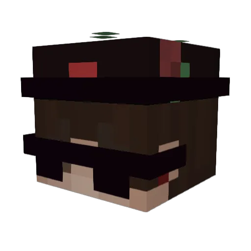 OkayMarco Minecraft avatar head, 3D render