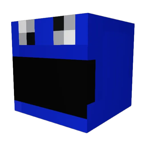 OkayPvP Minecraft avatar head, 3D render