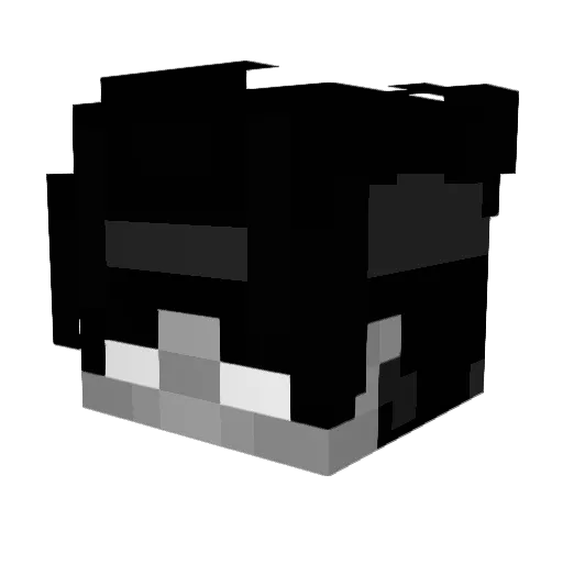 OkeZu Minecraft avatar head, 3D render
