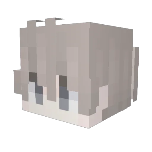 Okeay Minecraft avatar head, 3D render