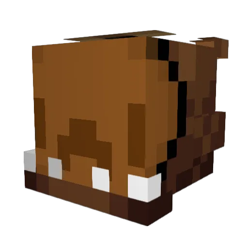 Oker_ Minecraft avatar head, 3D render