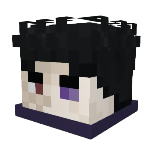 Okgaming_16 Minecraft avatar head, 3D render