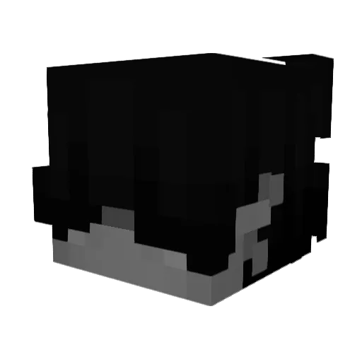 Okhani1 Minecraft avatar head, 3D render