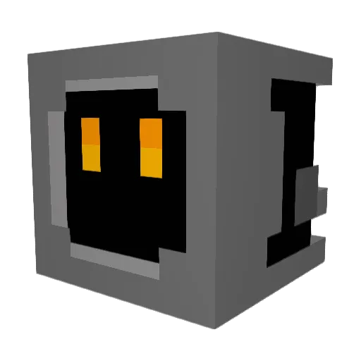 Okhior Minecraft avatar head, 3D render