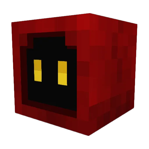 OkiniAnyo Minecraft avatar head, 3D render