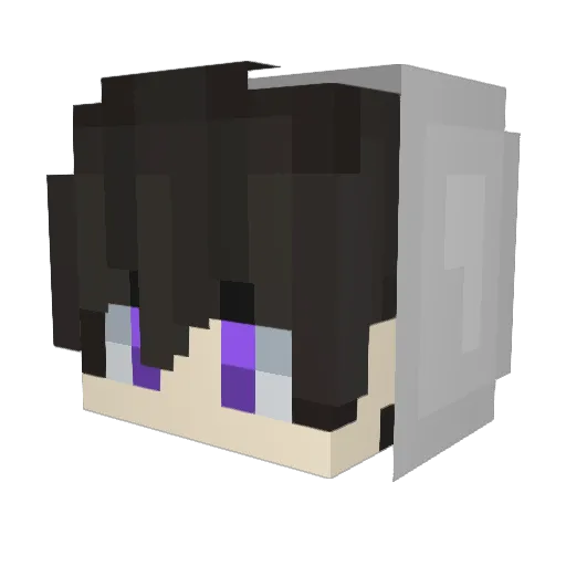 OknotOkComputer Minecraft avatar head, 3D render