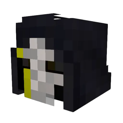 Okojoko Minecraft avatar head, 3D render