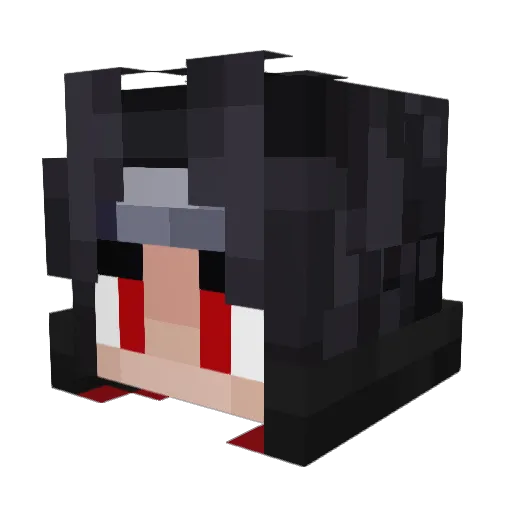 Okomu Minecraft avatar head, 3D render
