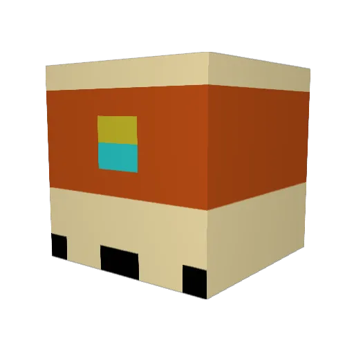 Okora23 Minecraft avatar head, 3D render
