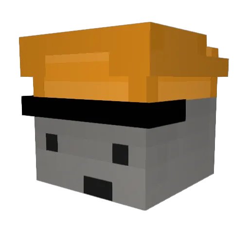 Okropny_Cynk Minecraft avatar head, 3D render
