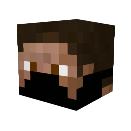 Okrutnik333 Minecraft avatar head, 3D render