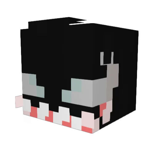 Oksik1205 Minecraft avatar head, 3D render