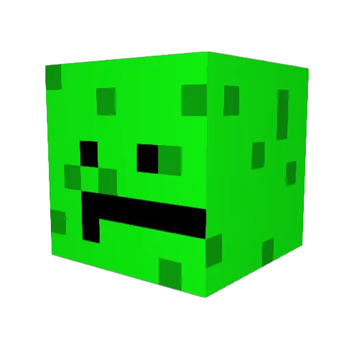 Oksinoksi Minecraft avatar head, 3D render