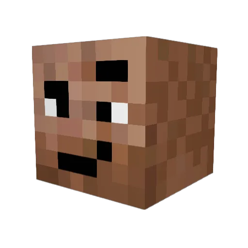 Oktams Minecraft avatar head, 3D render