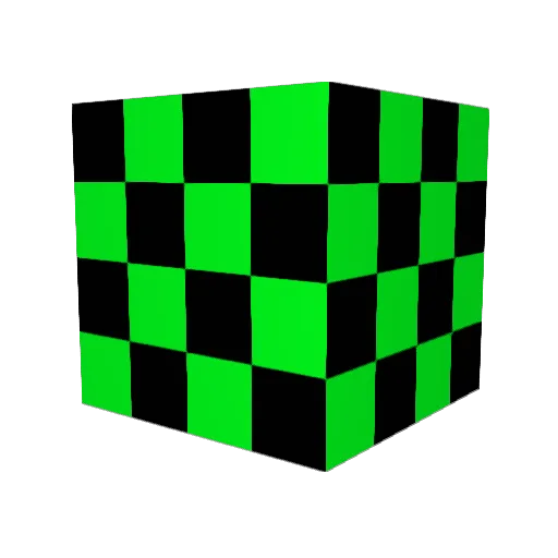 Oktol Minecraft avatar head, 3D render