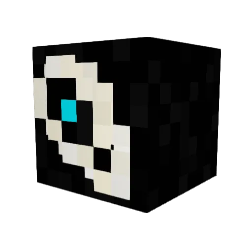 Okturia Minecraft avatar head, 3D render