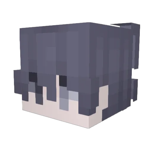 Okye Minecraft avatar head, 3D render