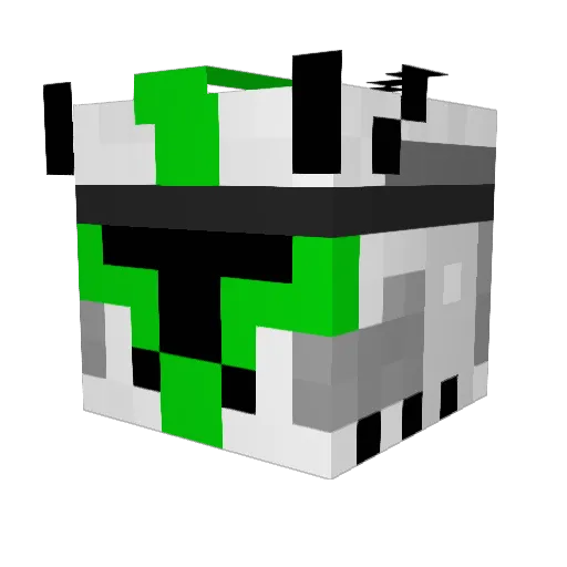 OlHeadz Minecraft avatar head, 3D render