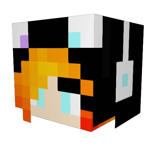 Ola5599 Minecraft avatar head, 3D render