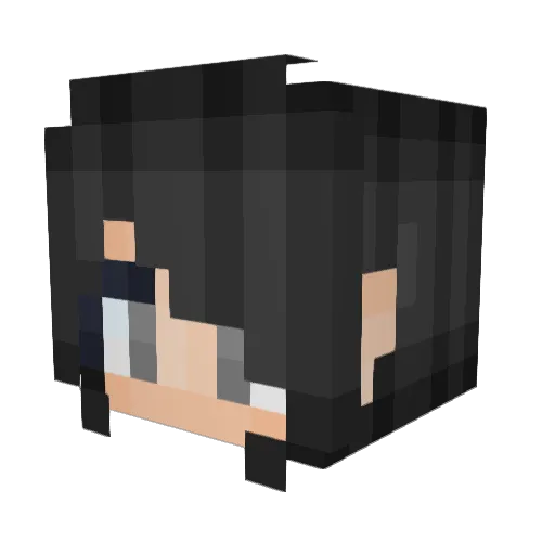 Olaakre Minecraft avatar head, 3D render