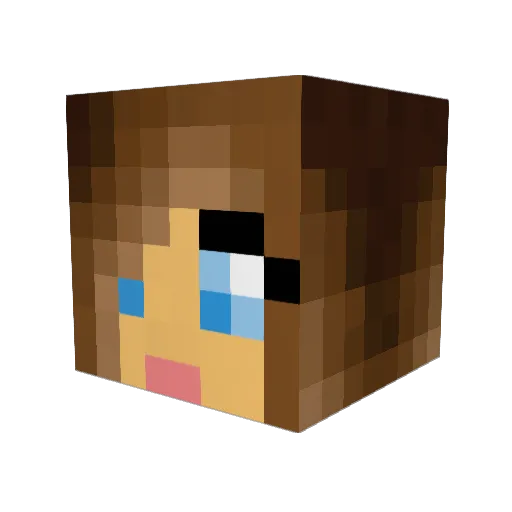 Olaf6615 Minecraft avatar head, 3D render