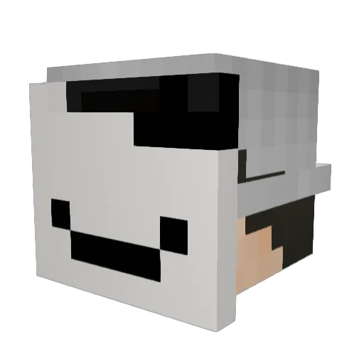 OlafMagKeinRush Minecraft avatar head, 3D render