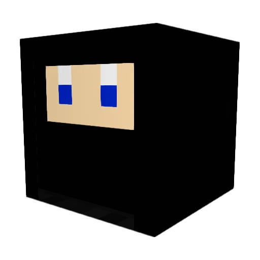 Olahamego Minecraft avatar head, 3D render