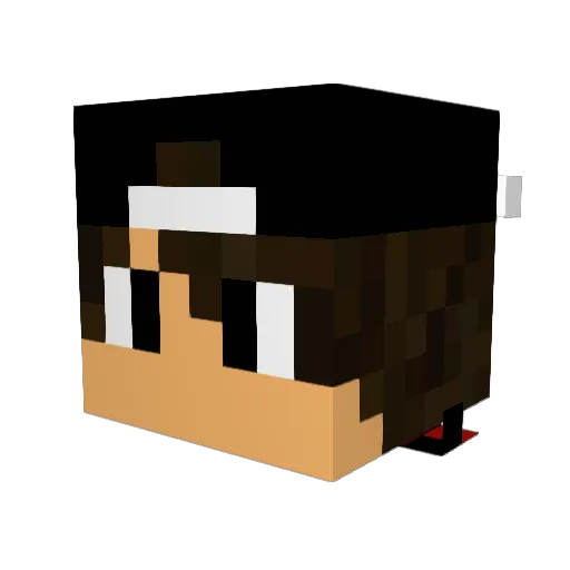 OlavEW Minecraft avatar head, 3D render