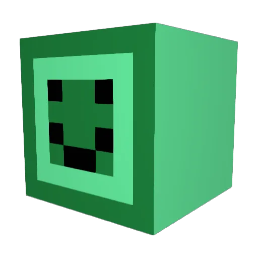 Olaxy Minecraft avatar head, 3D render