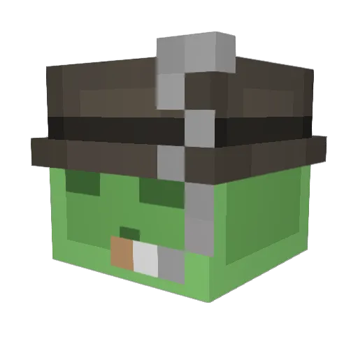 Olbi6612 Minecraft avatar head, 3D render