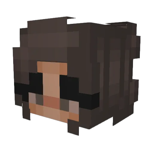 Olcia005 Minecraft avatar head, 3D render