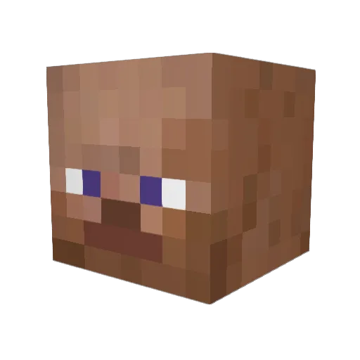 OldGreggo Minecraft avatar head, 3D render