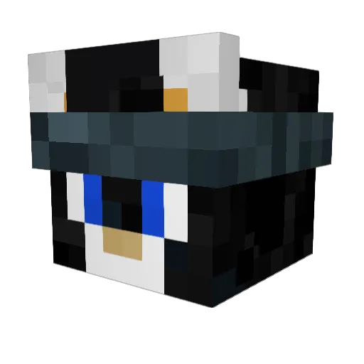 OldGregs Minecraft avatar head, 3D render