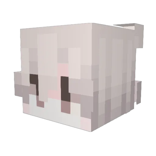 OldInGame Minecraft avatar head, 3D render
