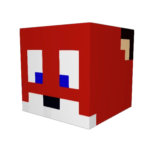 OldMilwaukee Minecraft avatar head, 3D render