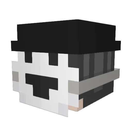 OldMosquito Minecraft avatar head, 3D render