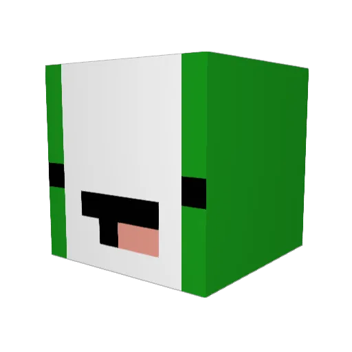 OldNavy5106 Minecraft avatar head, 3D render