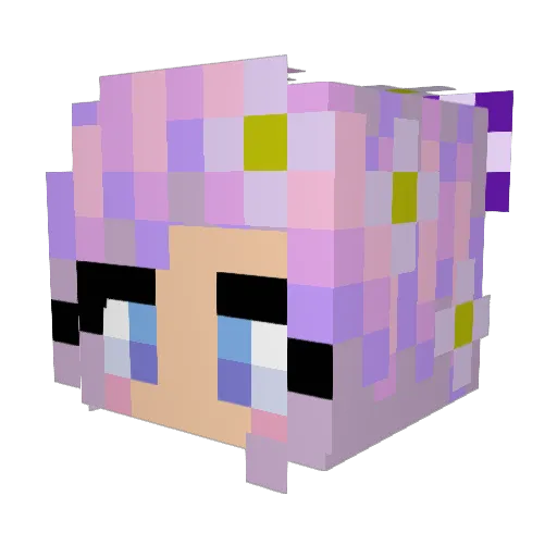 OldOhaili Minecraft avatar head, 3D render