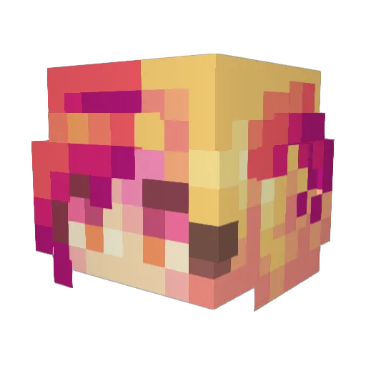 OldSoldier13 Minecraft avatar head, 3D render